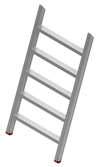 Modular Step Over 70degree ladders
