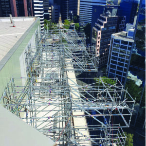 Cantilevered Scaffolds
