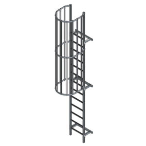 Aluminium Silo Ladder
