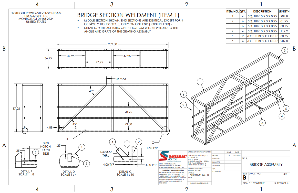 Safesmart Bridge A Safe Access Solution for Stevenson Dam Maintenance