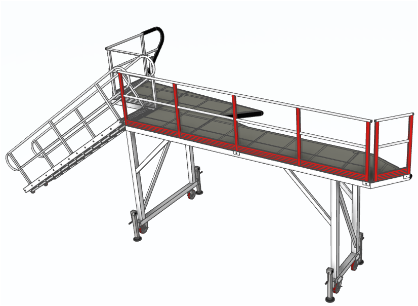 F-35 Maintenance Platform Left Hand Side Access Platforms