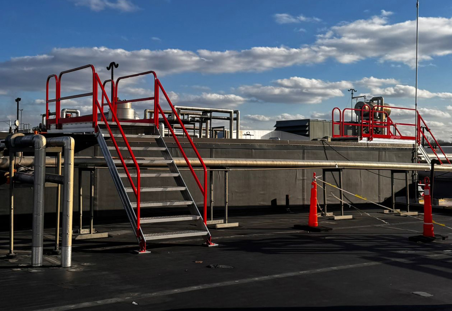 サクセス Crossover Roof Platforms & Walkway Systems - Industrial Access