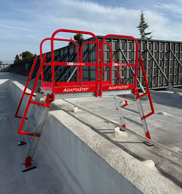 Crossover Roof Platforms & Walkway Systems - Industrial Access Stairs ...