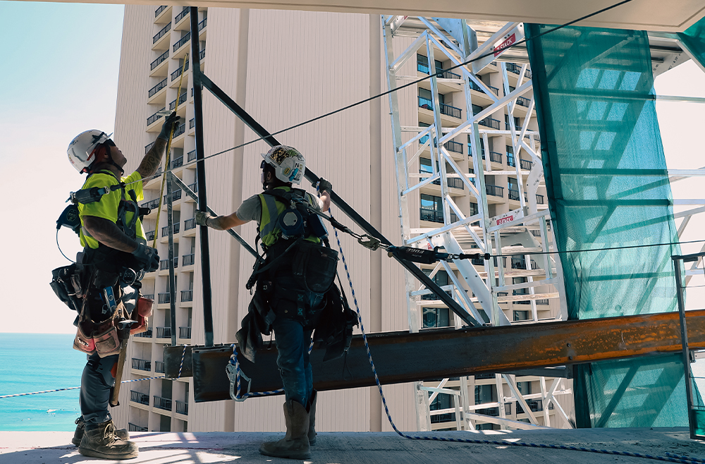 Custom Z-Stack tower installation in Waikiki