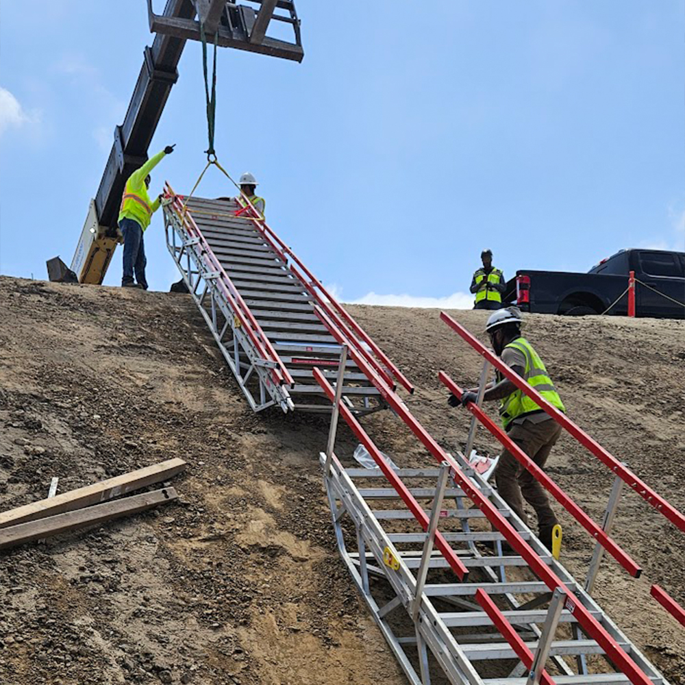 Installing AdjustaStairs Slope Access